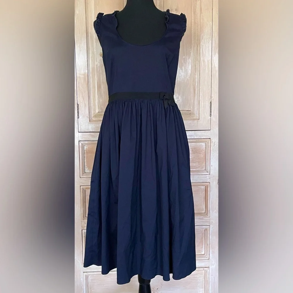 miu miu midi dress Miu Miu - Midi dress with lace inserts MF454310OQ
